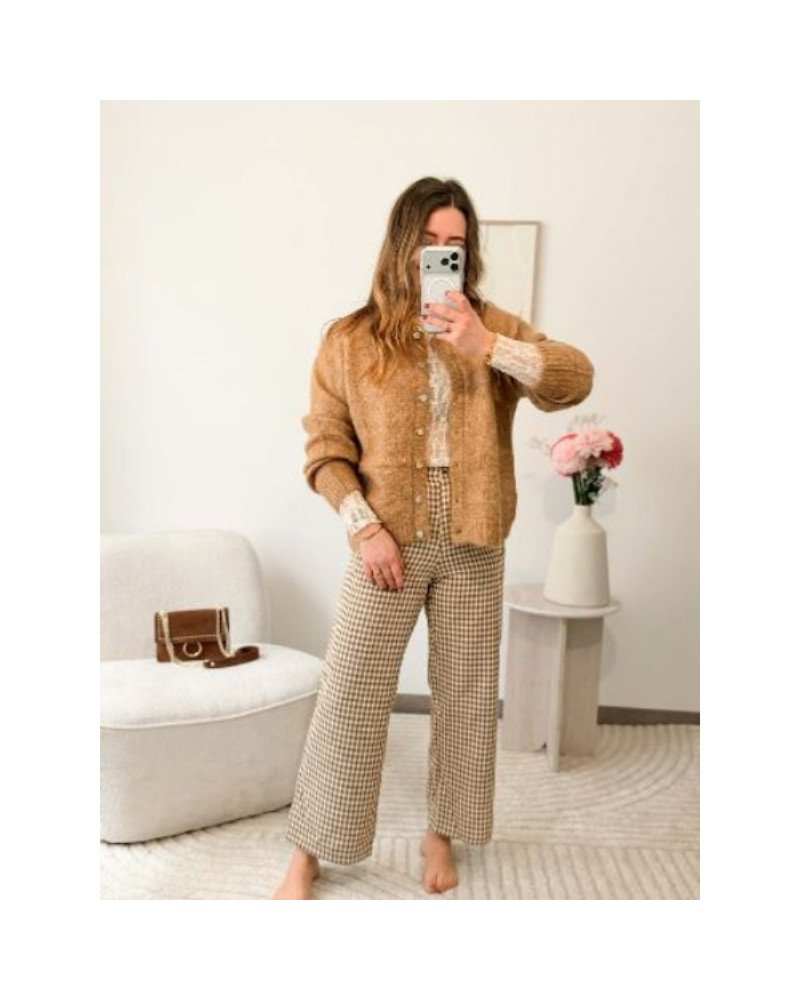 Pantalon à carreaux