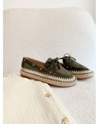 Derbies espadrilles - Kaki