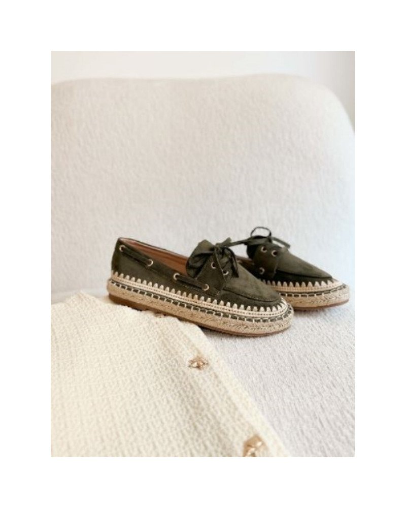 Derbies espadrilles - Kaki