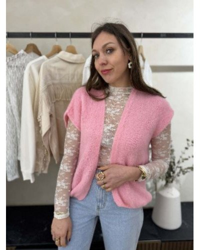 Gilet sans manches - Rose