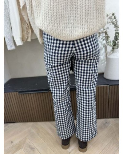 Pantalon vichy - Marine
