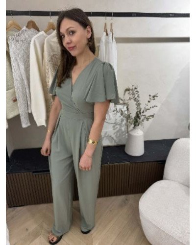 Combinaison vert eucalyptus