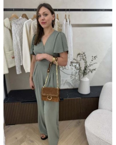 Combinaison vert eucalyptus