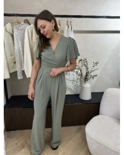 Combinaison vert eucalyptus