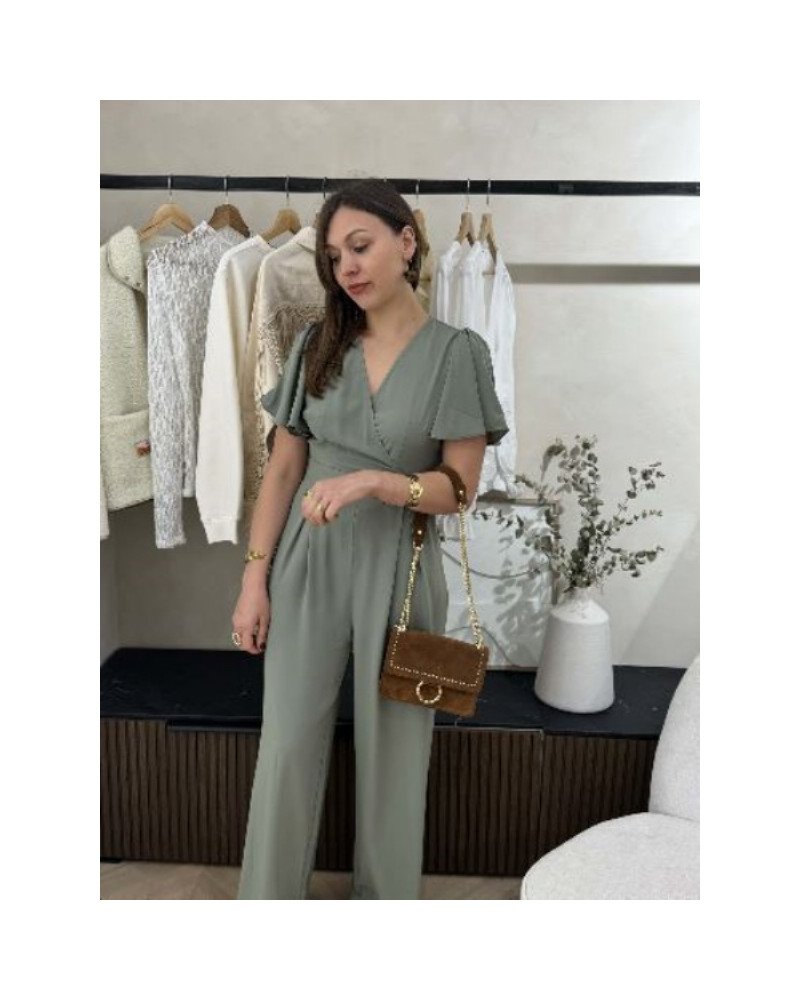 Combinaison vert eucalyptus