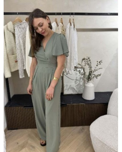 Combinaison vert eucalyptus