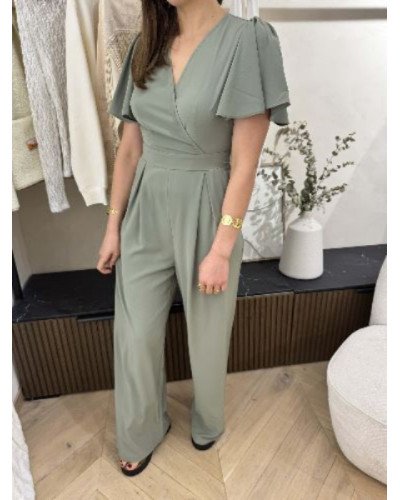 Combinaison vert eucalyptus