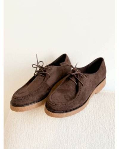 Derbies mocassins - Marron