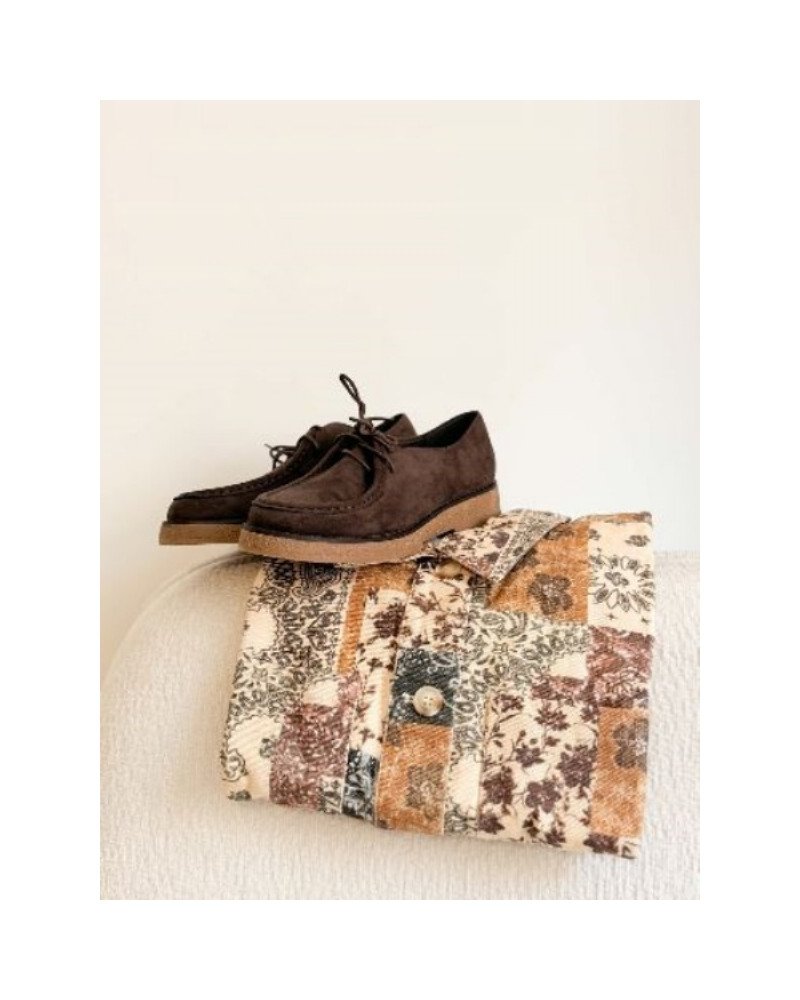 Derbies mocassins - Marron