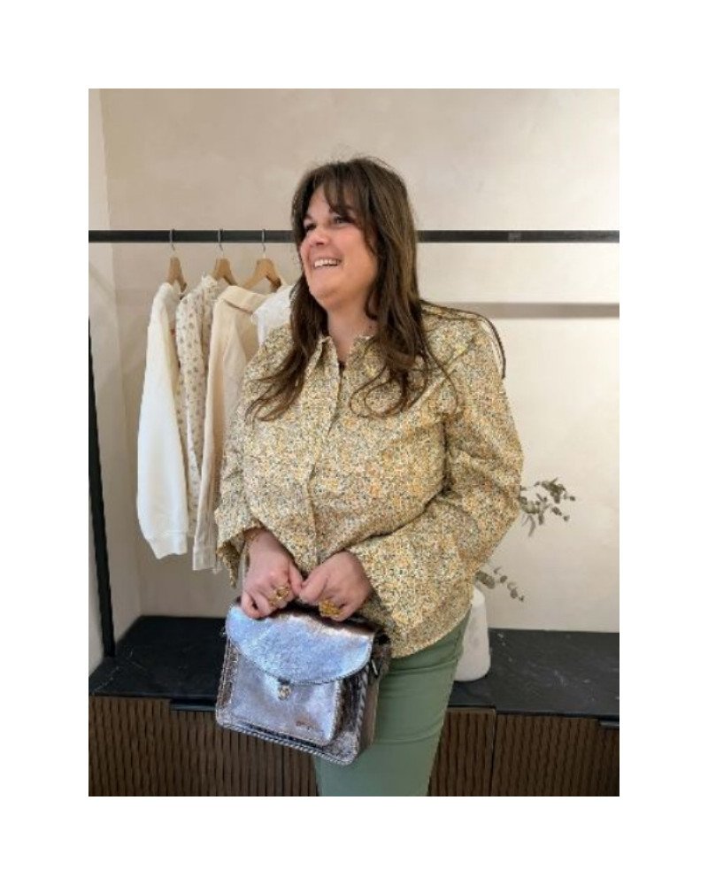 Blouse col claudine liberty