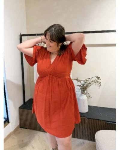 Robe terracotta