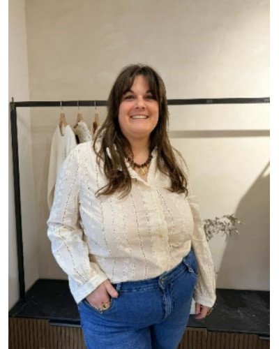 Chemise broderie anglaise