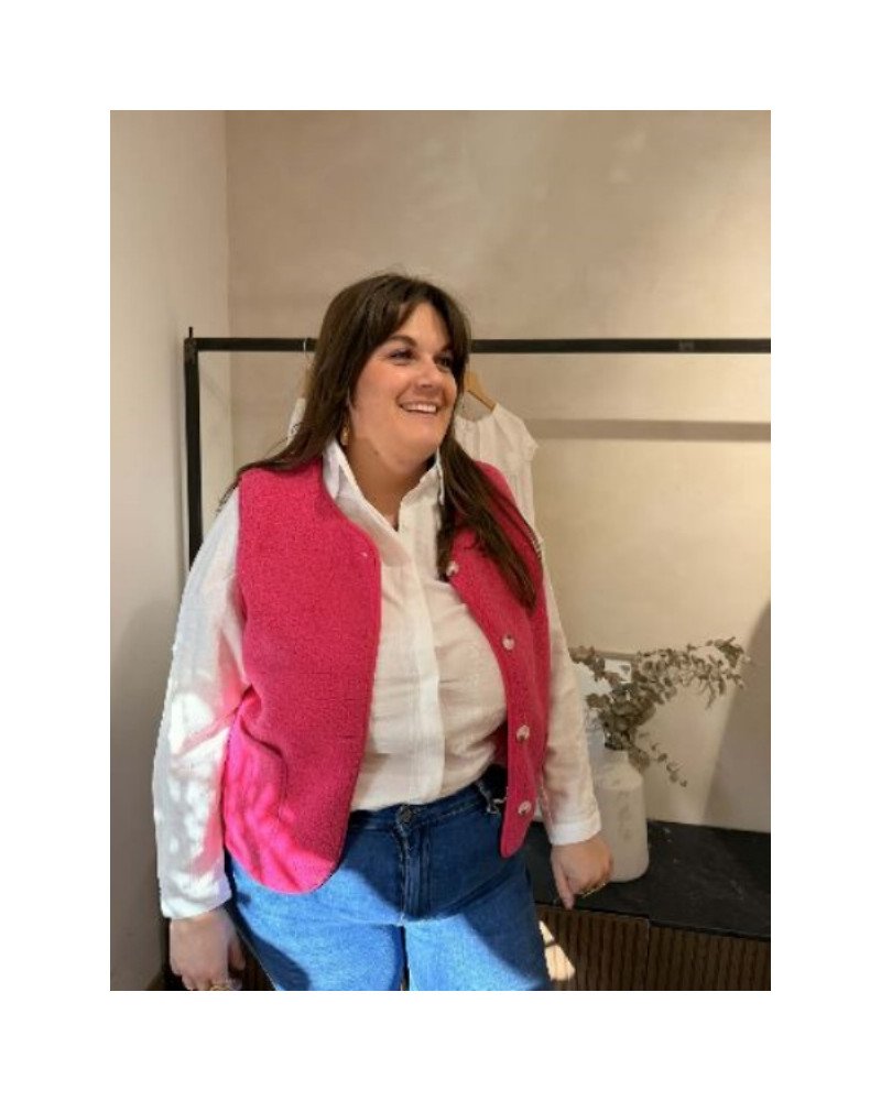 Gilet berger - Rose