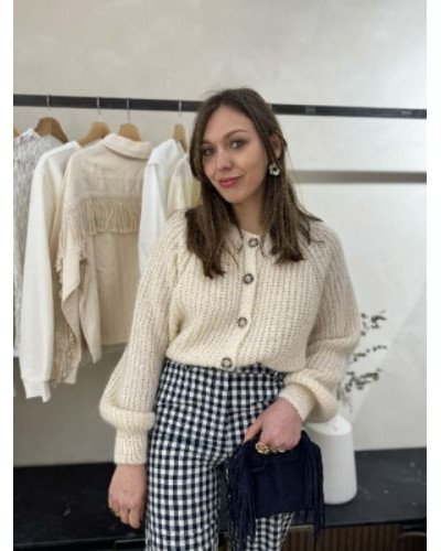 Gilet écru - Maille