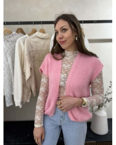 Gilet sans manches - Rose