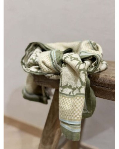 Foulard indien - Chandra green 