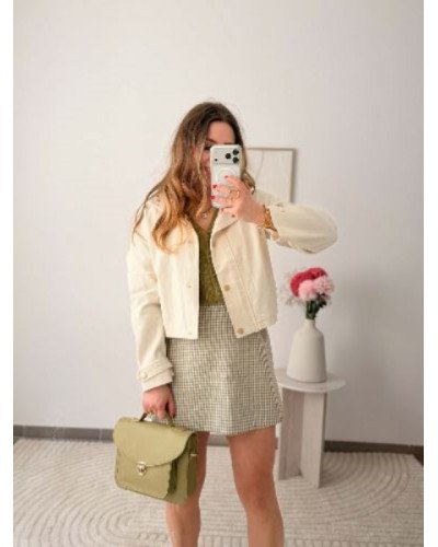 Veste en jean - Beige