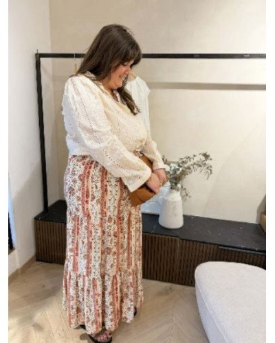 Jupe longue bohème fluide – Style élégant et confortable