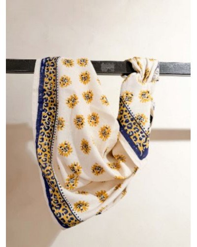 Foulard indien - Clarence ecru