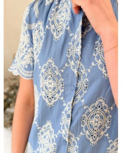 Robe broderie anglaise