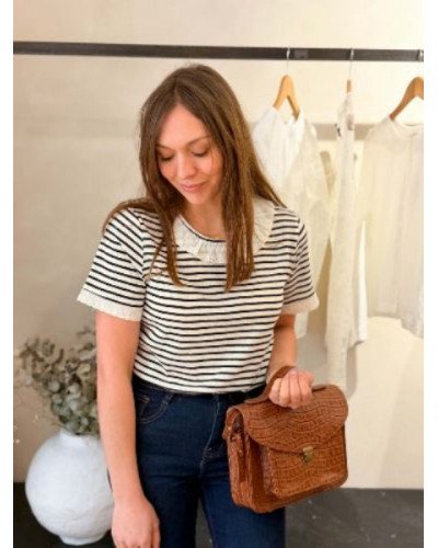 Top marinière - Bleu