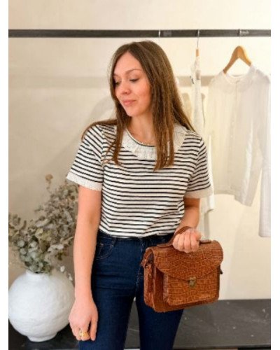 Top marinière - Bleu