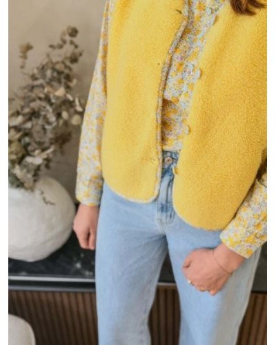 Chemise liberty - Jaune