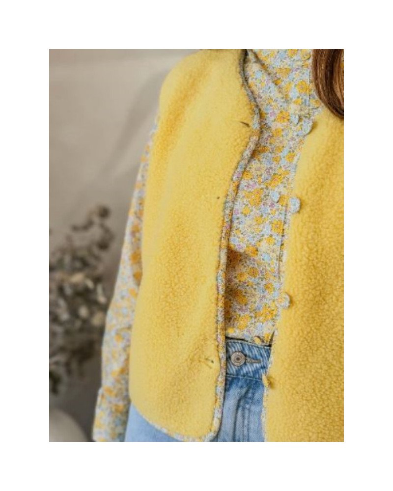 Chemise liberty - Jaune