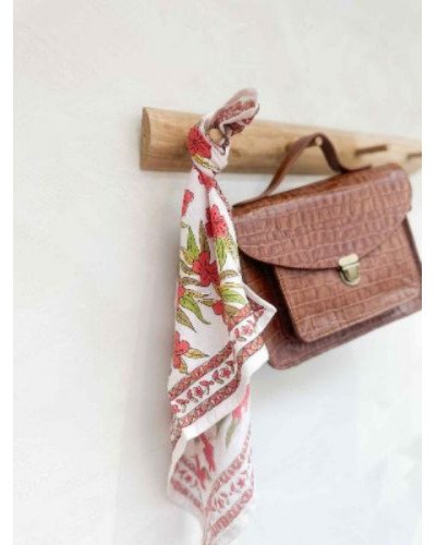 Foulard Jaipur Grenat 50 cm