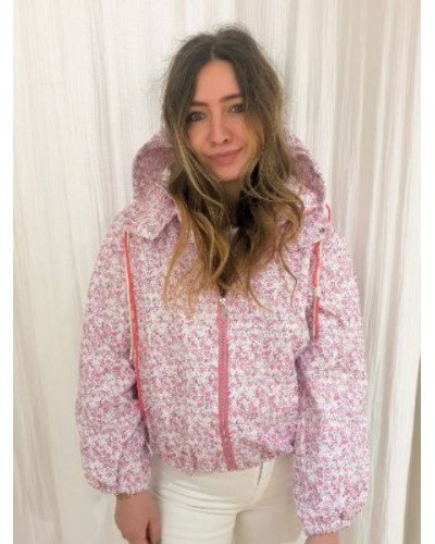 Veste imper fleurie