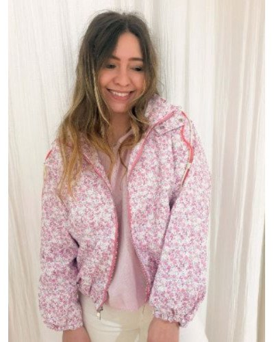 Veste imper fleurie