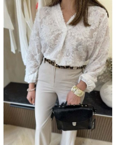 Blouse fluide blanche