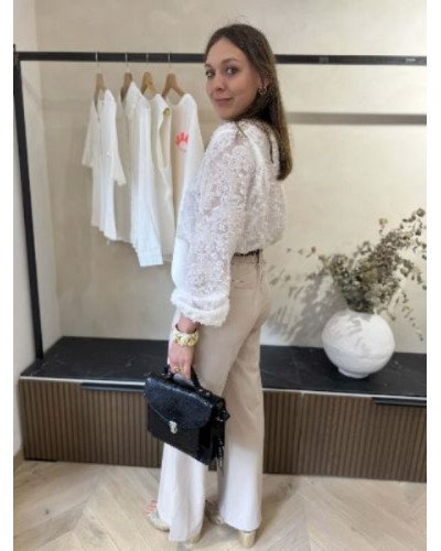 Blouse fluide blanche