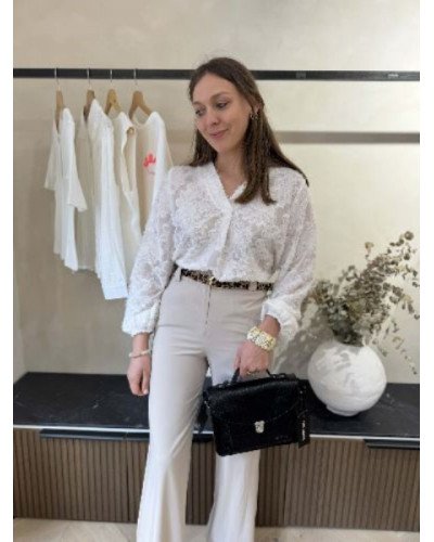Blouse fluide blanche