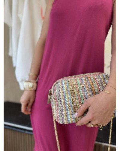 Robe T-shirt fuschia