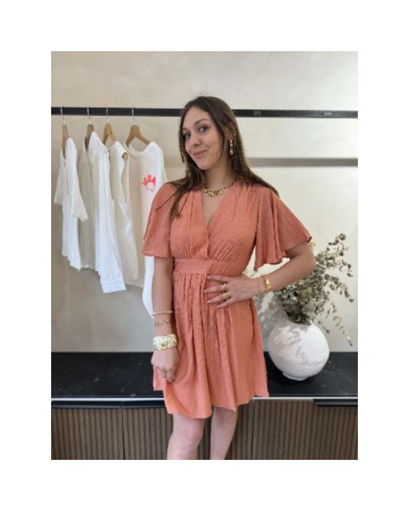 Robe terracotta clair