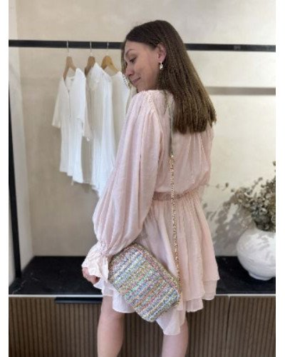 Robe courte - Rose blush