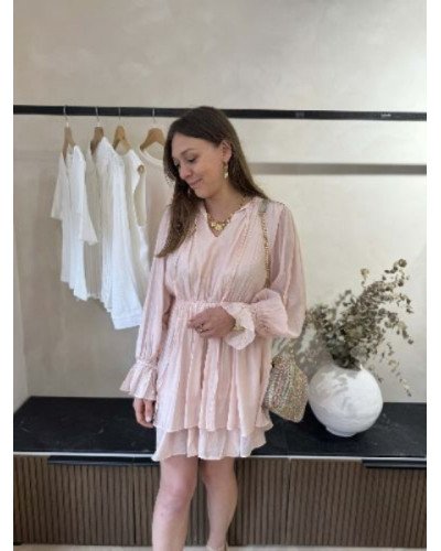 Robe courte - Rose blush