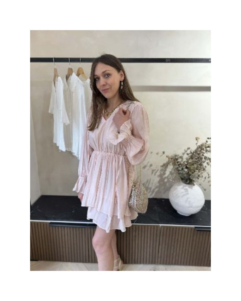 Robe courte - Rose blush