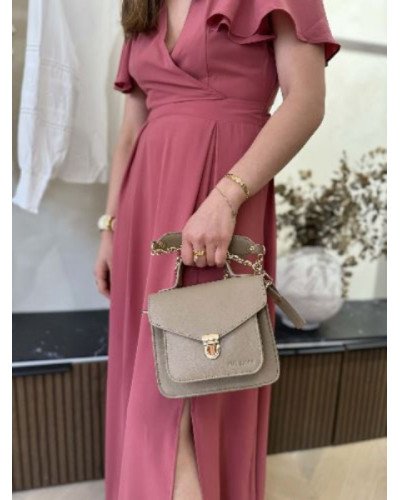 Robe longue vieux rose