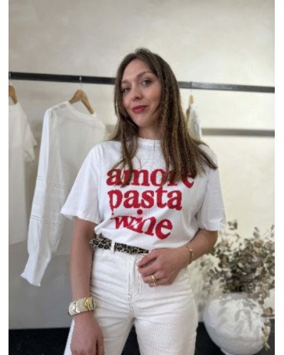 T-shirt Pasta Love & Wine