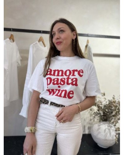 T-shirt Pasta Love & Wine