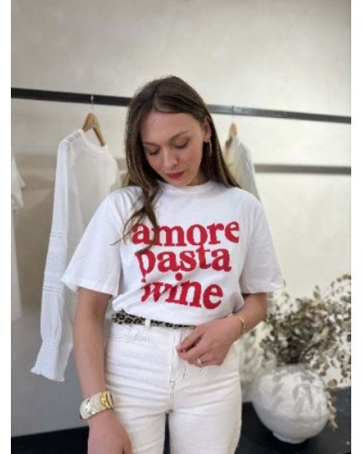 T-shirt Pasta Love & Wine