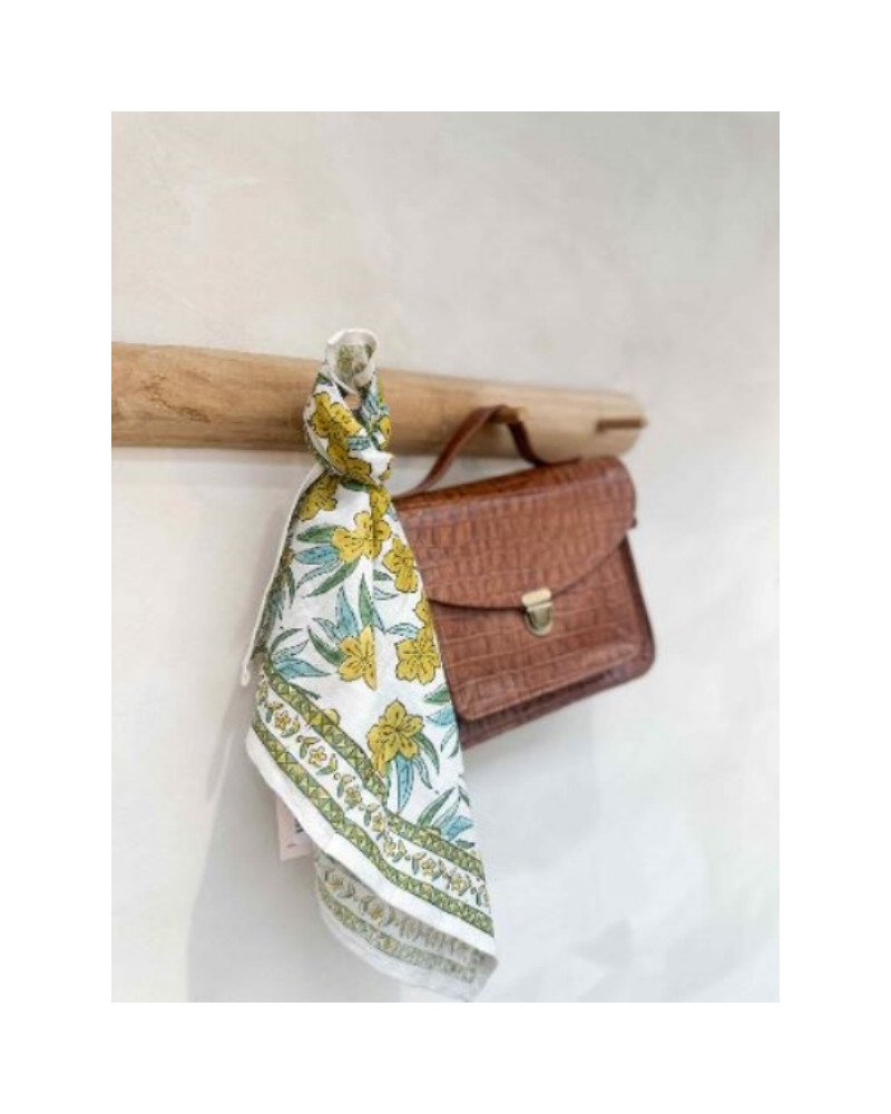 Foulard Jaipur Ocre 50 cm