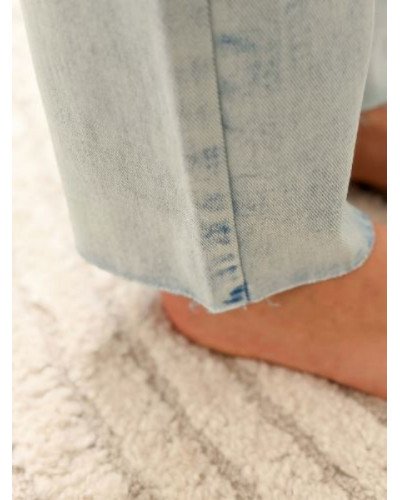 Jean flare - Bleu ciel délavé