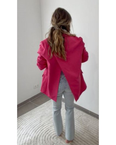 Blazer Justine - Face dos - Famboise