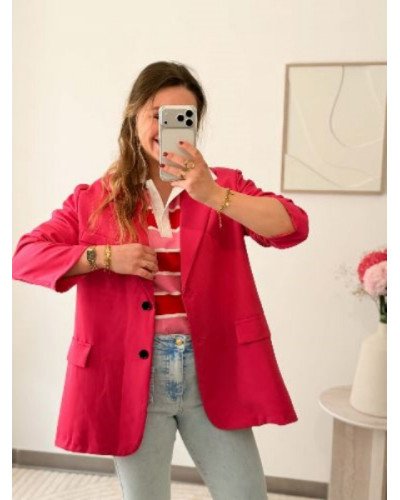 Blazer Justine - Face dos - Famboise