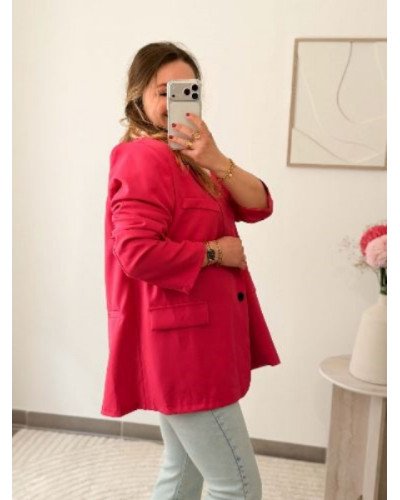 Blazer Justine - Face dos - Famboise