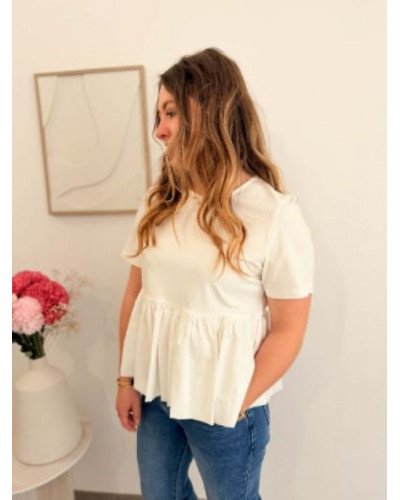 Top Perline - Blanc