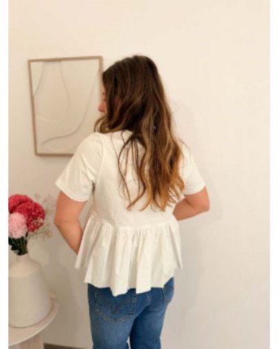 Top Perline - Blanc